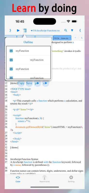 html+css+js-web designer,html5 screenshot 1 of 9
