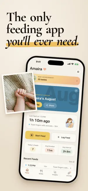 Baby Feeding Tracker: Feedeasy screenshot 1