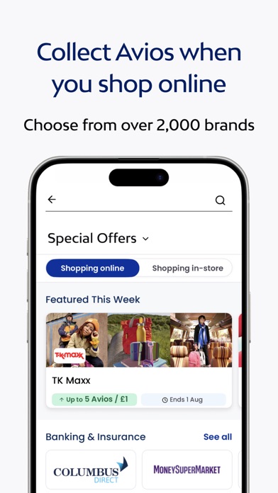 Avios: Shop, Collect & Travel Screenshot