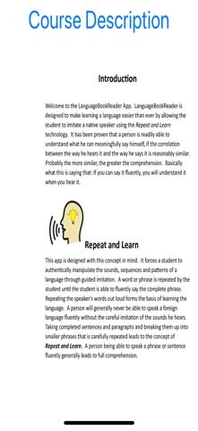 Language Book Reader screenshot