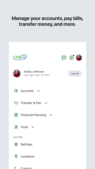 CPM Mobile Banking Screenshot