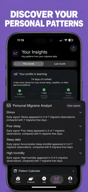MigraineCast screenshot 2