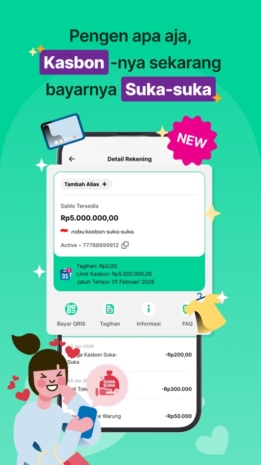 #5. nobu Go by Nobu Bank (iOS) 由: PT Bank Nationalnobu