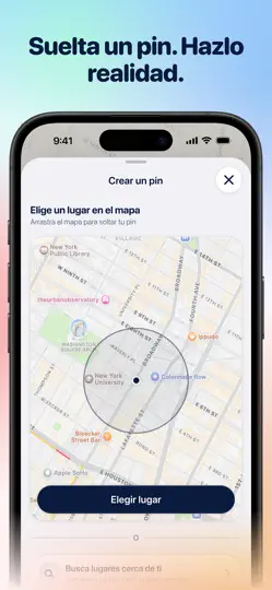 Captura de pantalla de Pinned Social: Planos E Amigos en iPhone 3