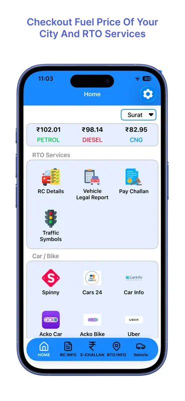 RTO - eChallan, Vehicle info screenshot 3 of 10