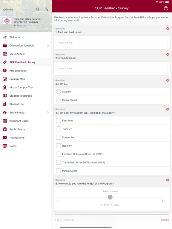 Screenshot #6 pour Fordham Orientation