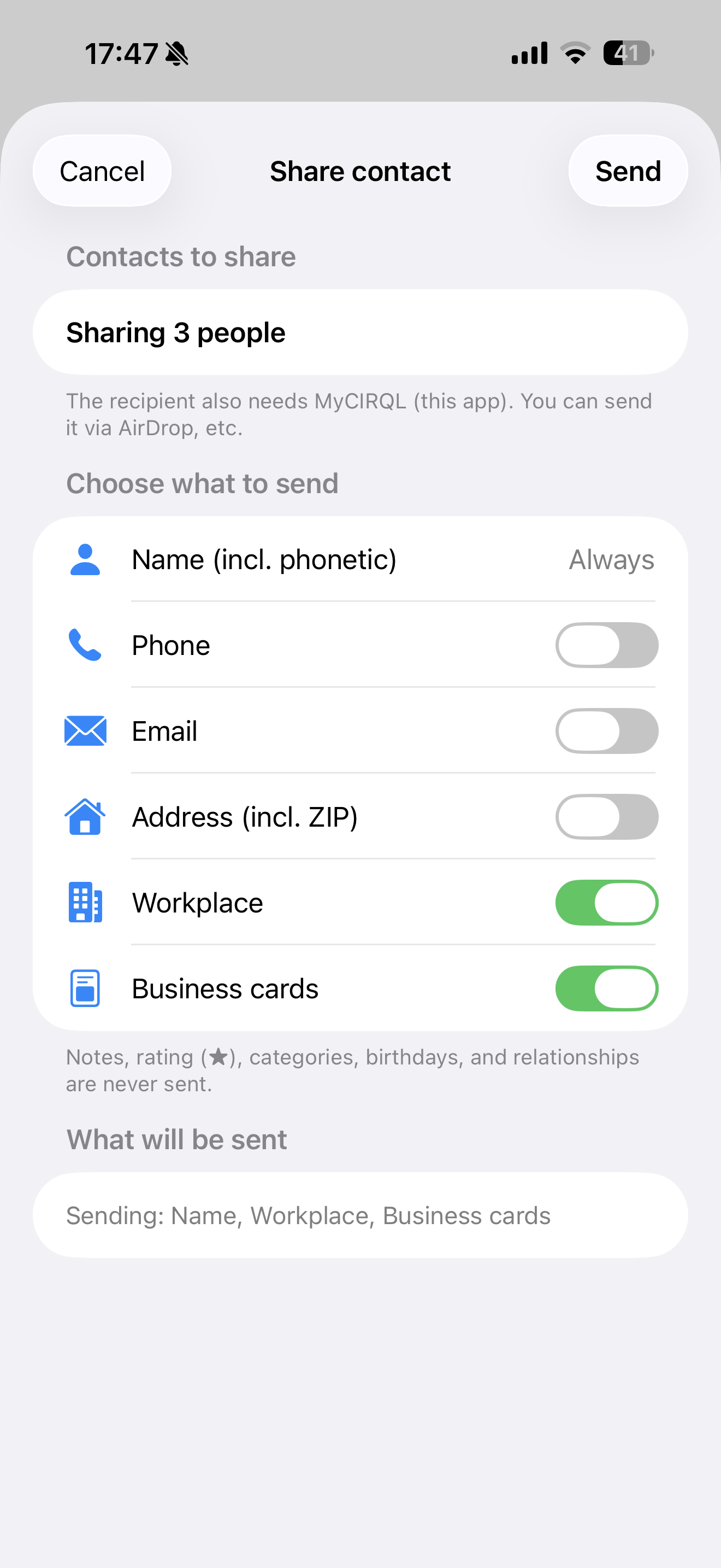 MyCIRQL: People & Family Tree screenshot 4