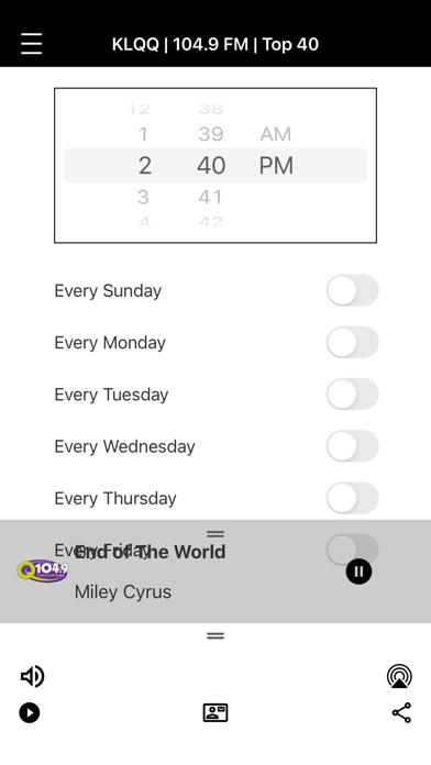 Screenshot #3 pour Q104.9 - Todays Hit Music