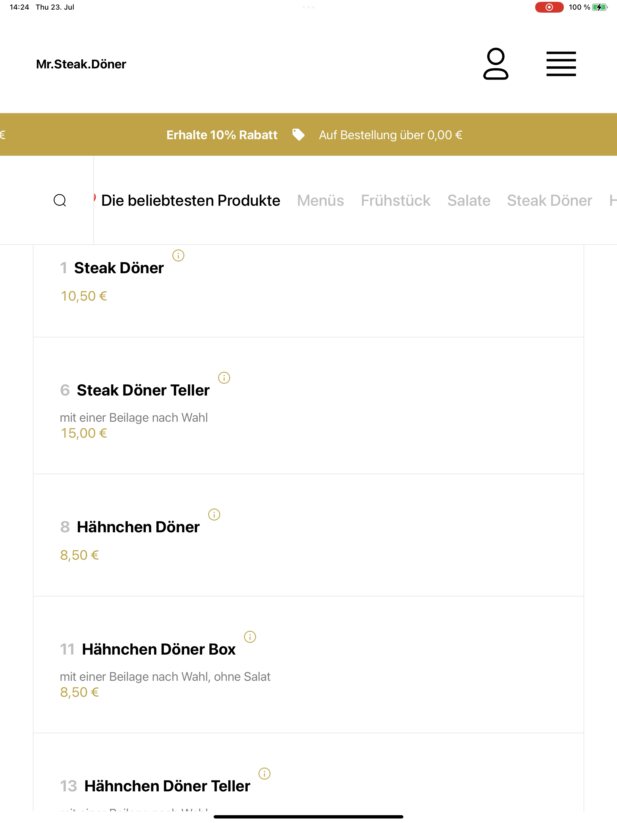 Mr Steak Doener screenshot 8