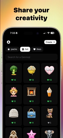 Mojis – AI Emoji Generator screenshot