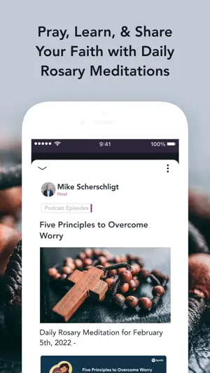 Daily Rosary Meditations screenshot 1