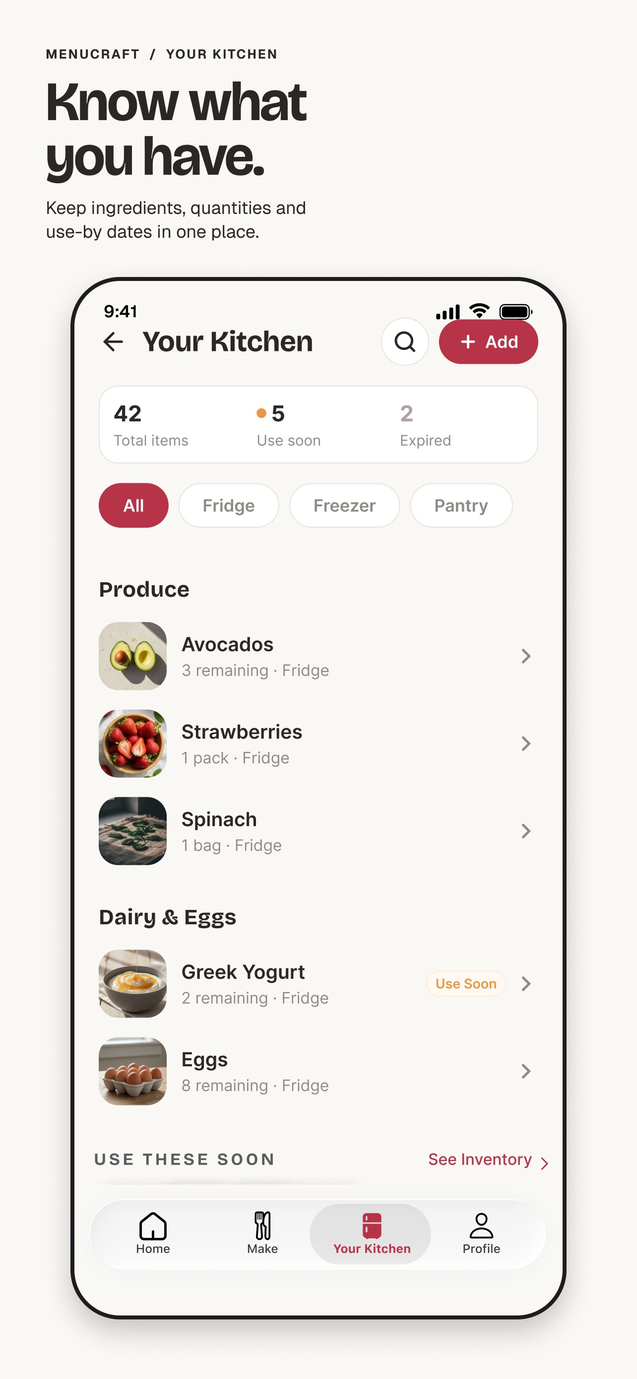 Screenshot 3 of MenuCraft: Kitchen Inventory