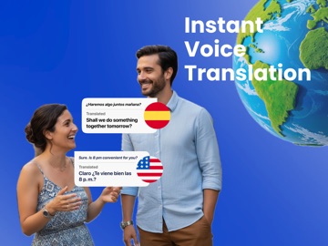 Voitra : Live Audio Translator iPad screenshot