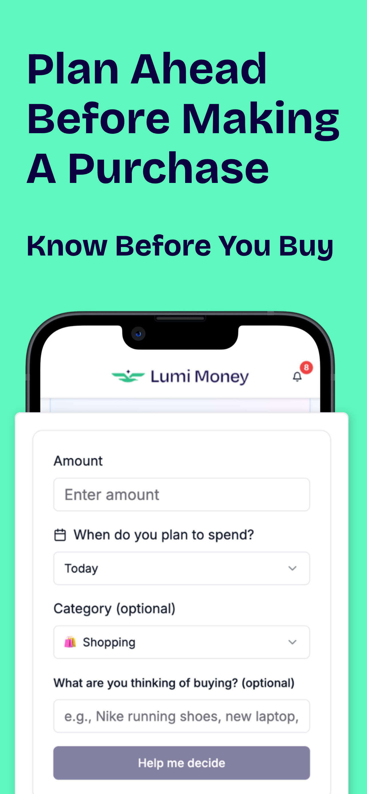 Lumi Money: Spend Better Today