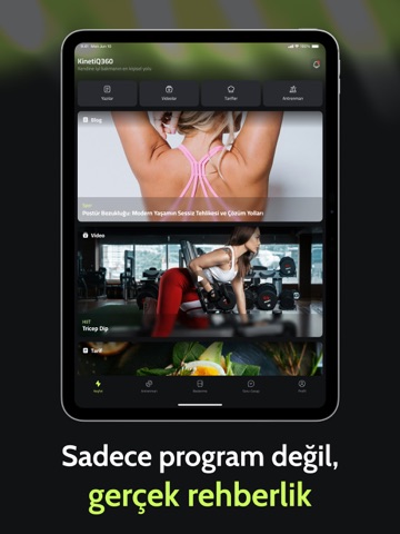 Kinetiq360: Online Trainer iPad screenshot