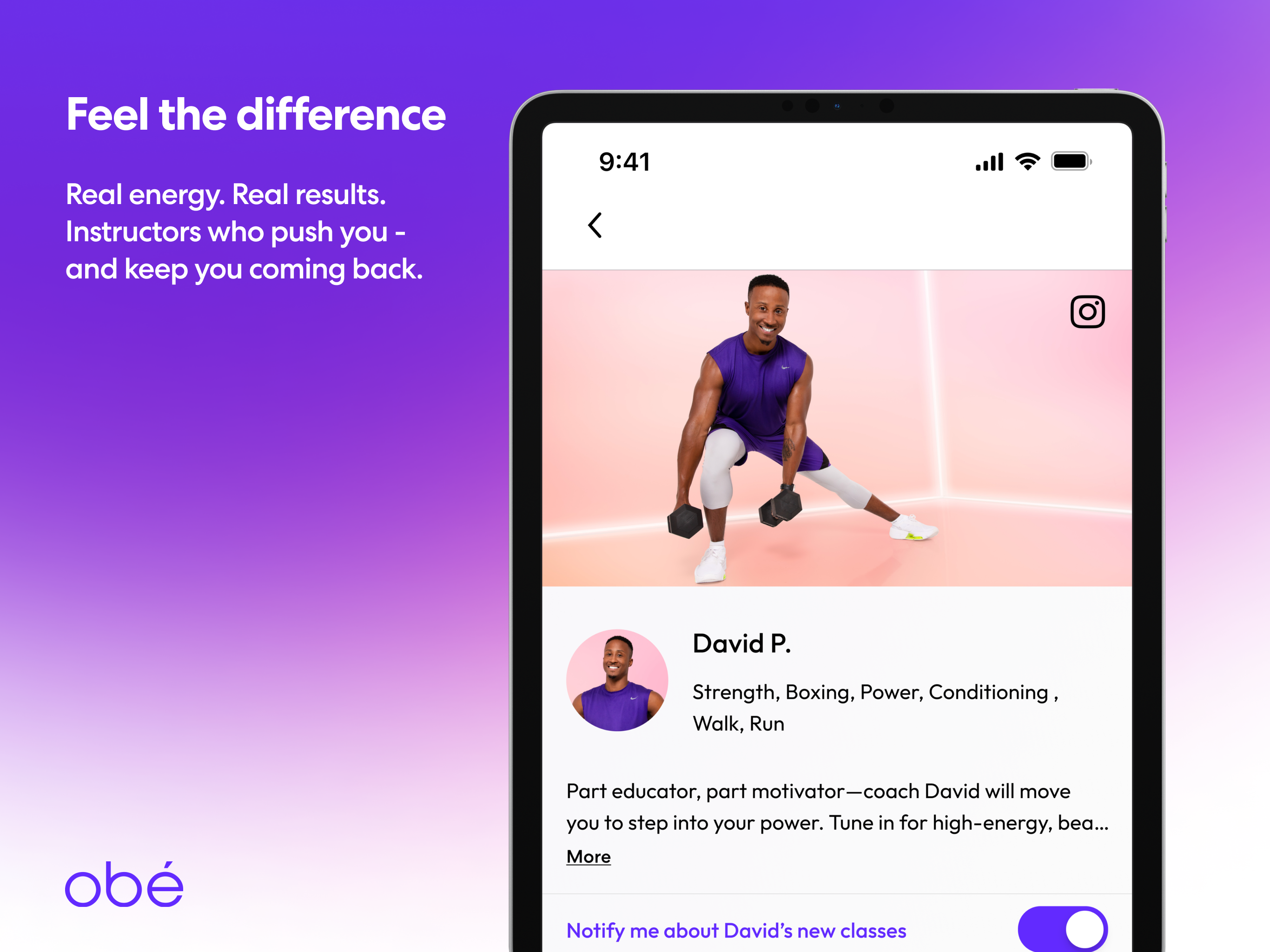 obé | Fitness for women