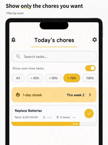 kajiito: Smart Chore Tracker iPad screenshot