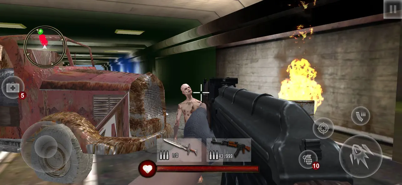 Screenshot #2 pour Zombie Shooting Game Fps 3D