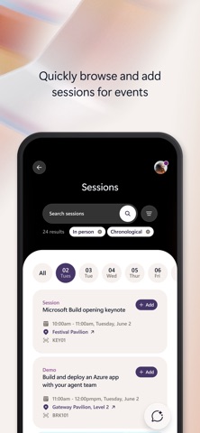 Microsoft Events Screenshot 3 of 6