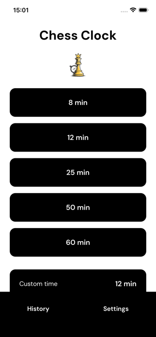 Mini Chess Clock Screenshot 1 of 2