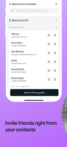 Evite: Party Invitation Maker iPhone screenshot