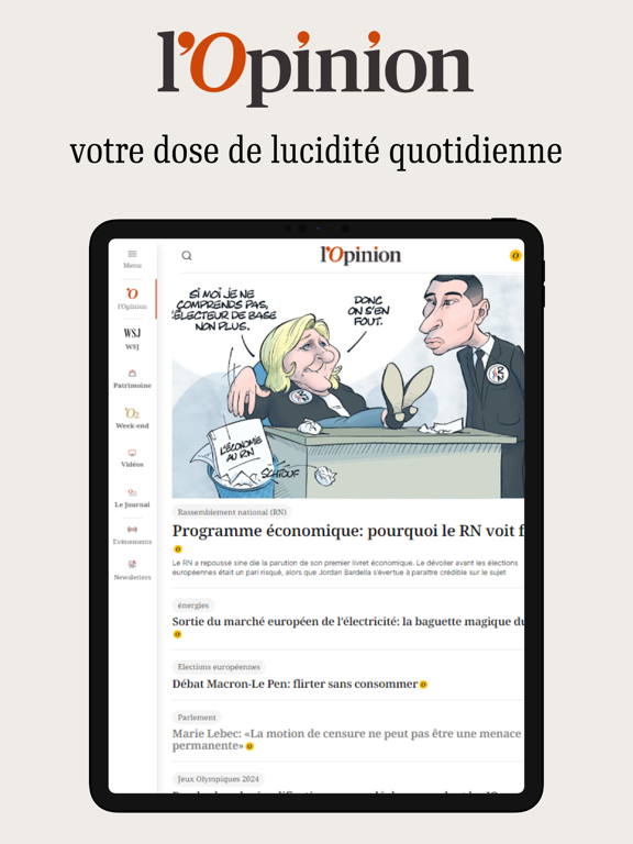 Screenshot #5 pour l'Opinion