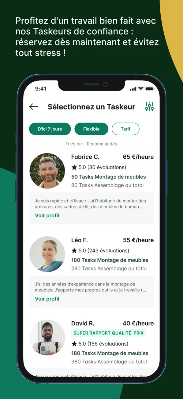 Screenshot #3 pour Taskrabbit - Bricolage et plus