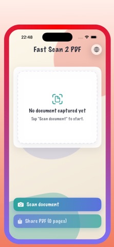 FastScan2PDF Screenshot 1 of 5