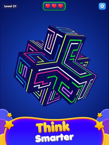 Arrow Cube: 3D Puzzle iPad screenshot