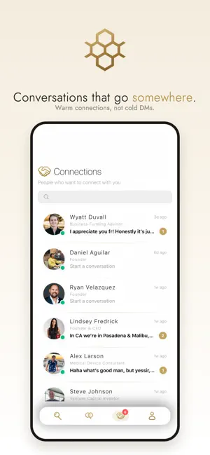 hyve - the founder network screenshot 3