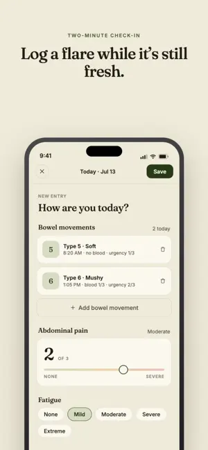 GutTrack - IBD Symptom Tracker screenshot 3