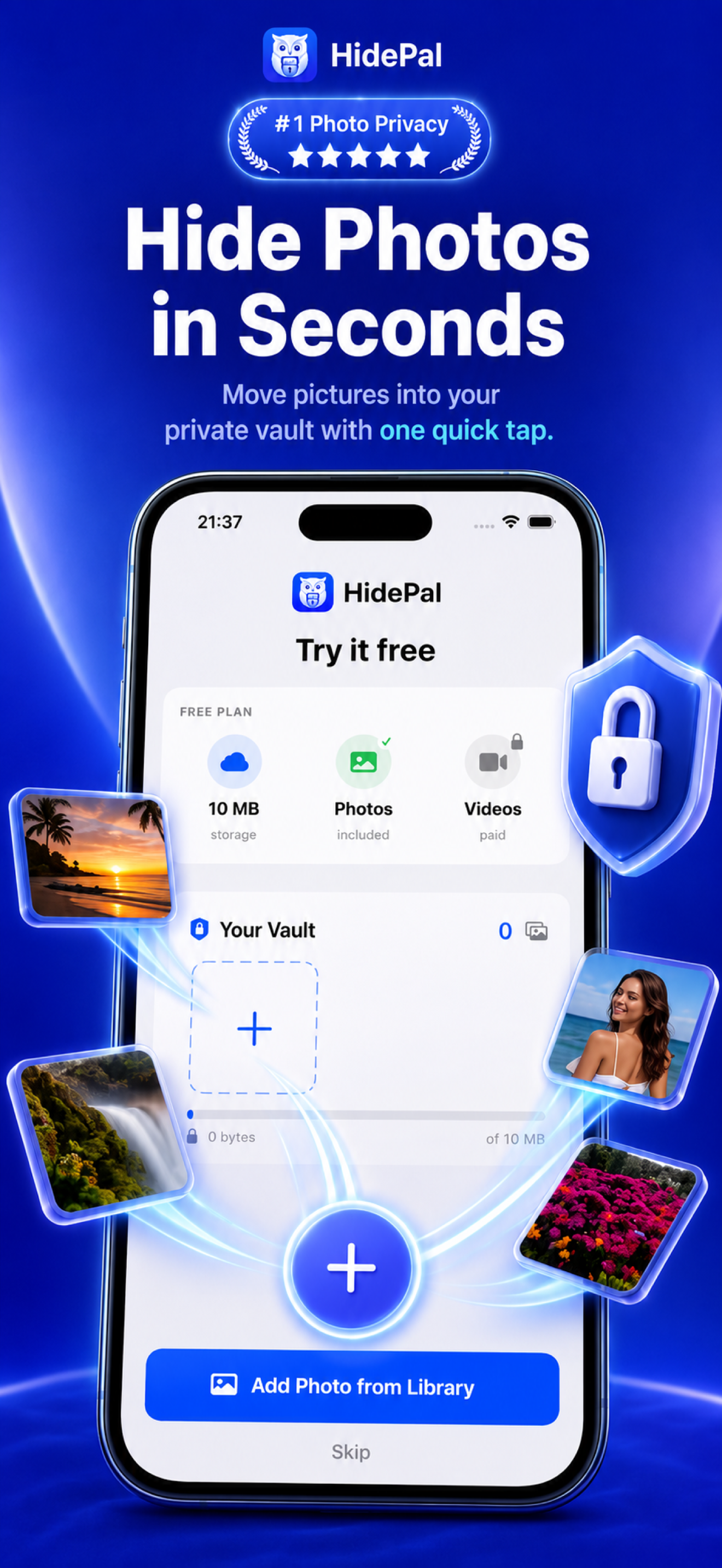 Hide Photos & Videos: HidePal screenshot 4