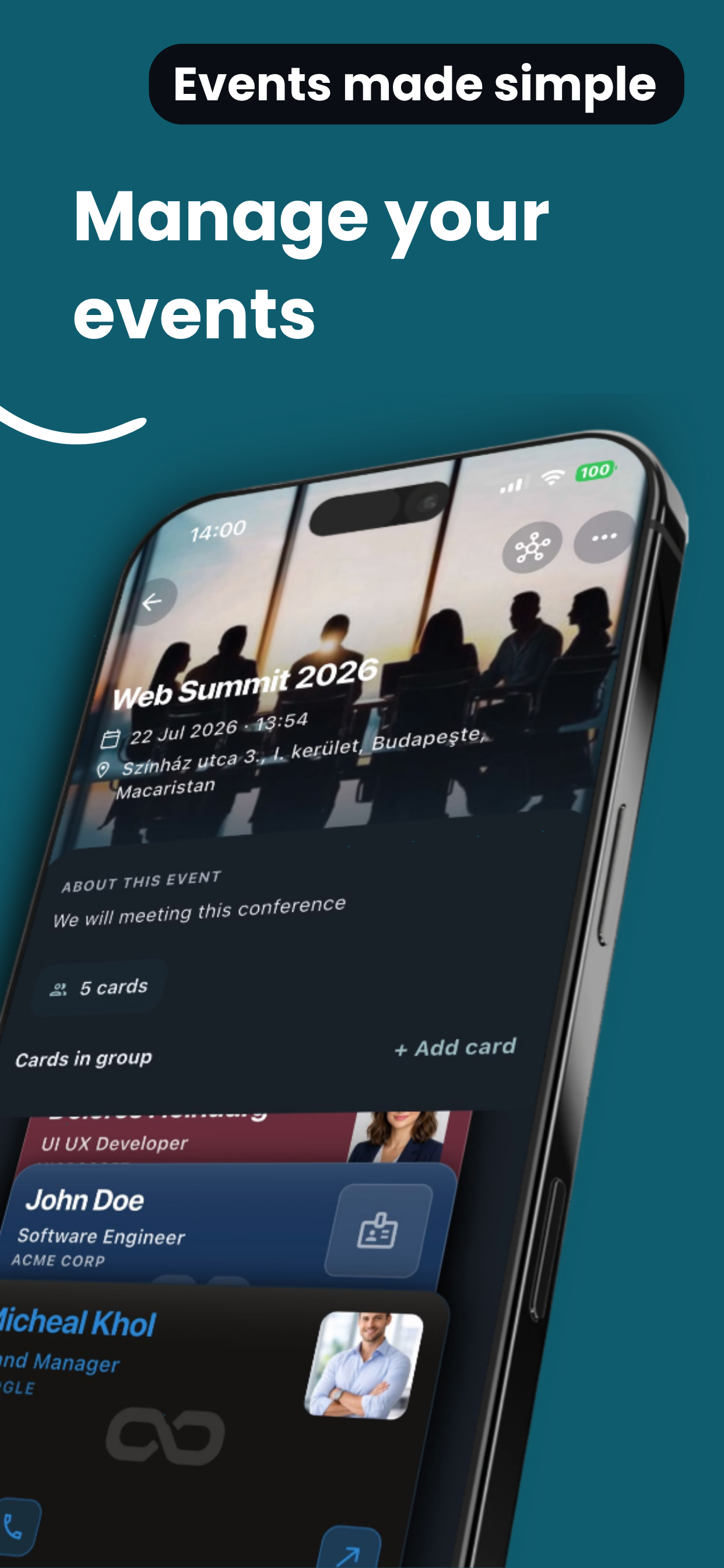 Cardence: Share & Connect screenshot 4