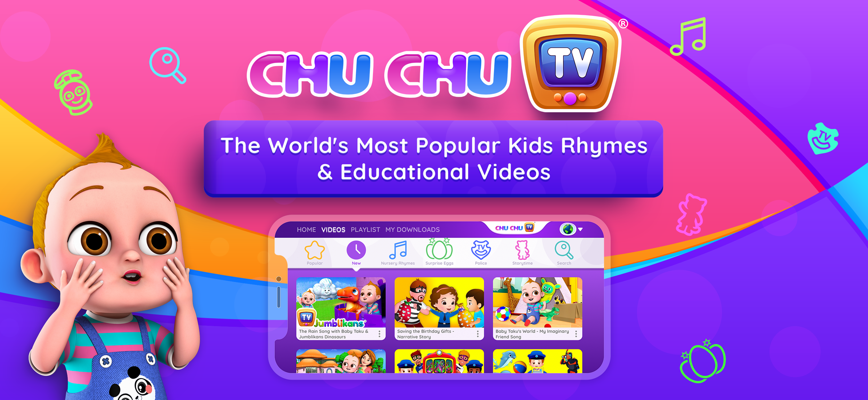 ChuChu TV Nursery Rhymes Pro