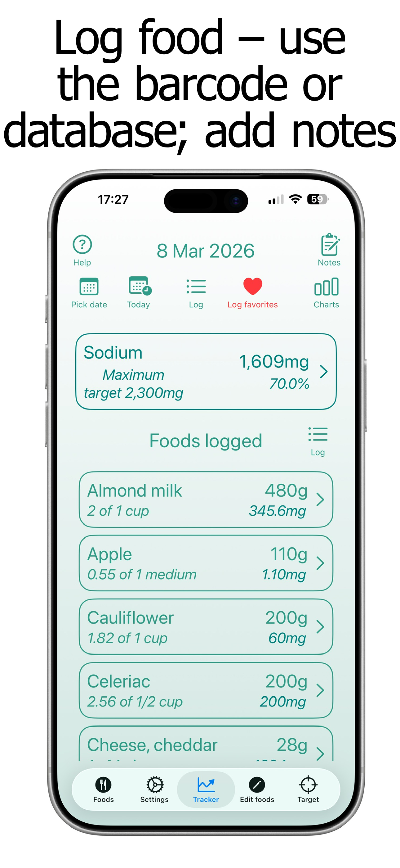 Sodium Counter and Tracker screenshot 3