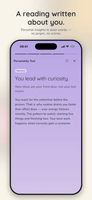 SlowMind: Personality Tests screenshot 4