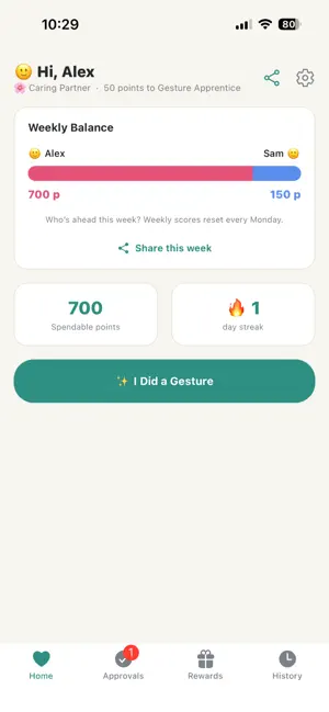 EvenLove: Couple Points screenshot 1
