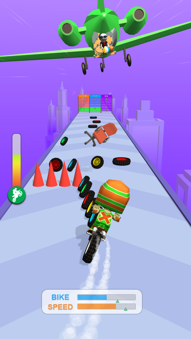 Bike Vs Hijacked Airplane Screenshot