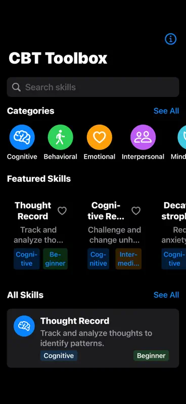 CBT Toolbox screenshot 2 of 9