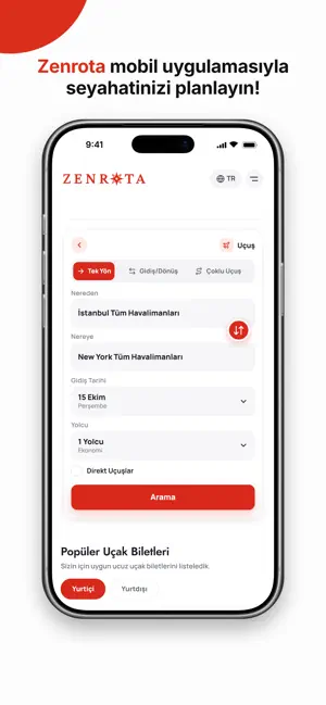 Zenrota - Uçak, Otel, Otobüs screenshot 3