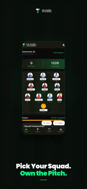 Taktis - Fantasy Football screenshot 1
