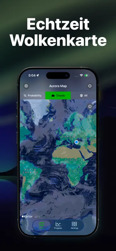 Aurora Forecast - Borealis Map screenshot 4 of 7