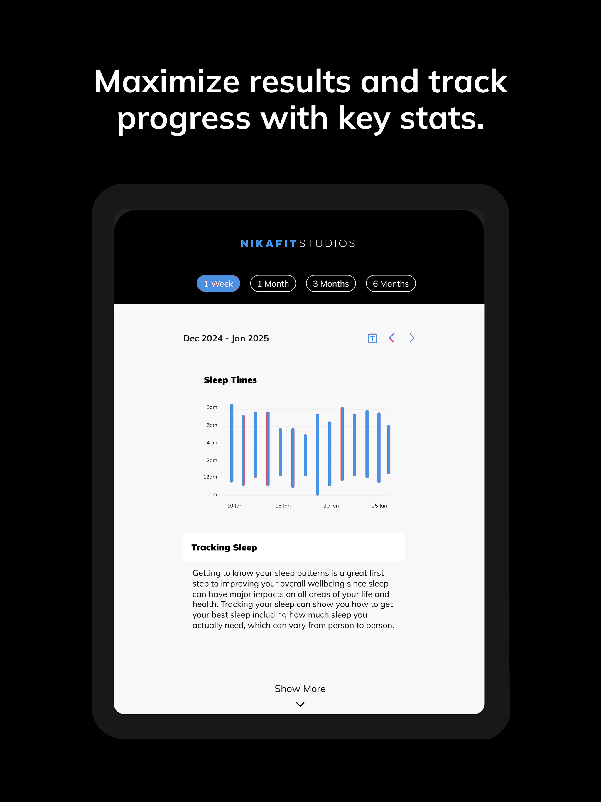 Nikafit Tracking App