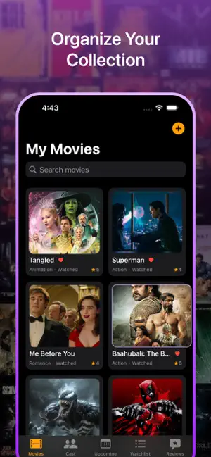 Movies App+ iPhone screenshot 1