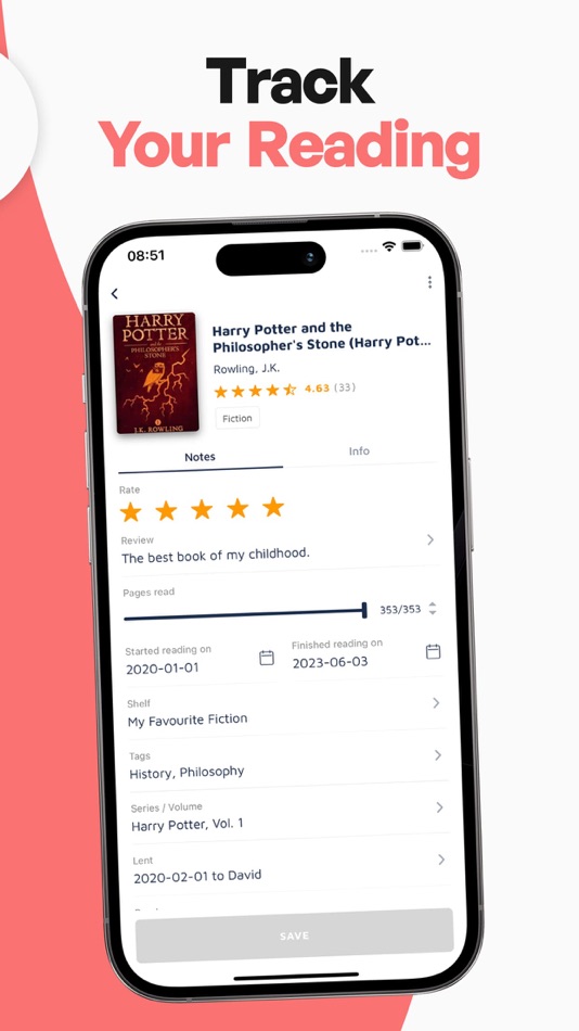 #4. Bookshelf-Your virtual library (iOS) 由: Damir Juretic