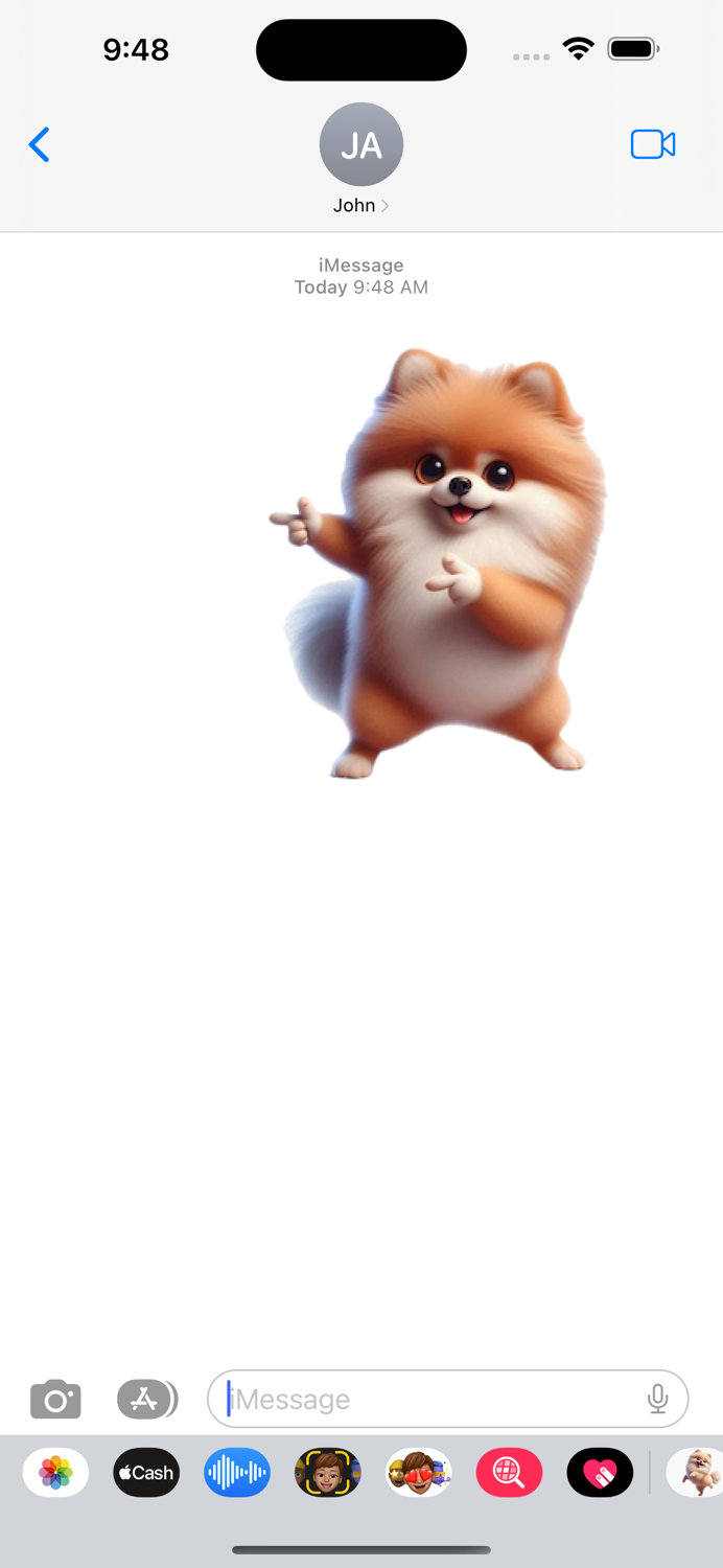 Dancing Pomeranian