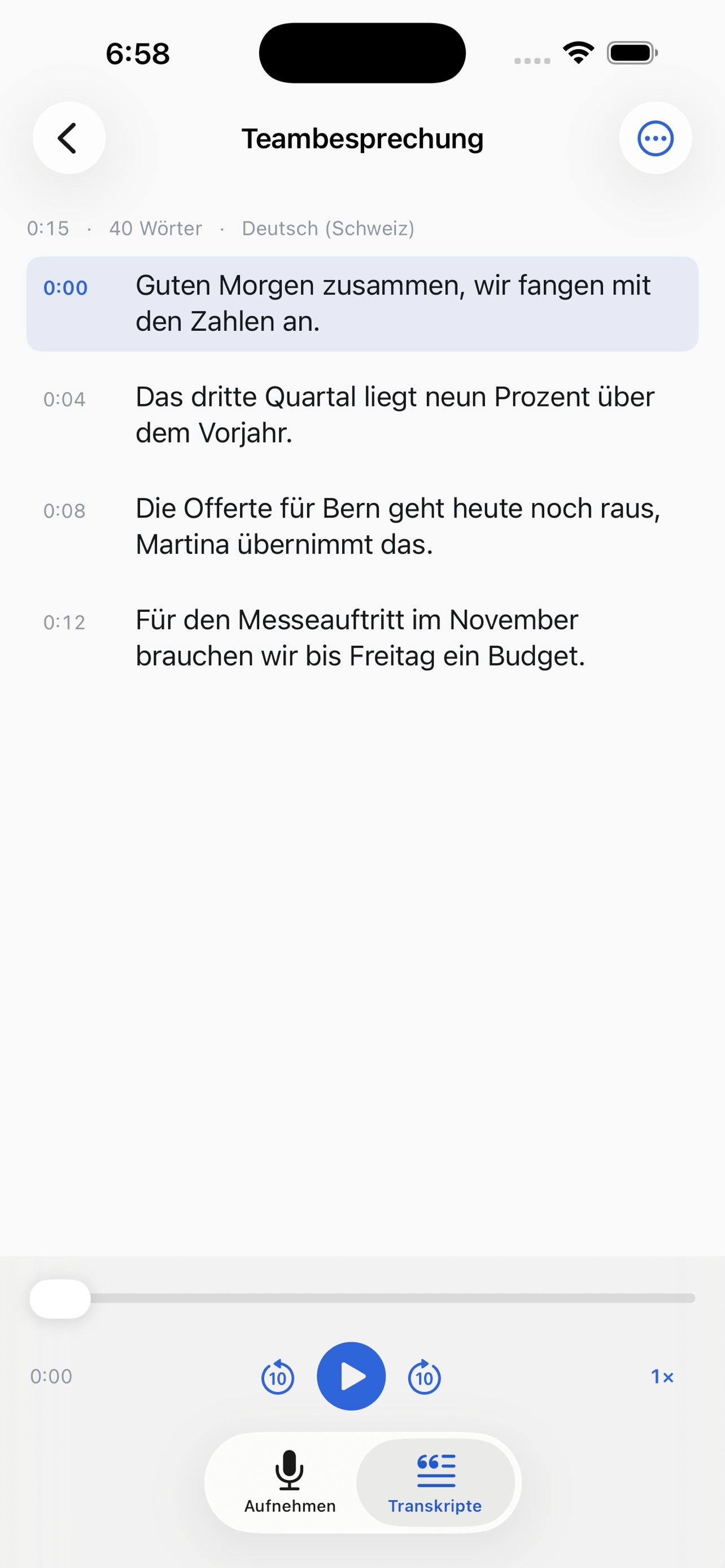 Screenshot 1 of NovaDiktat