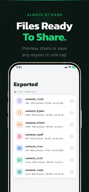 Contacts to Any Format screenshot 2