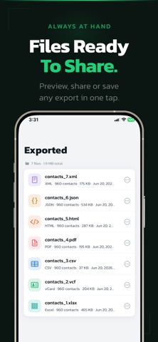 Contacts to Any Format Screenshot 2 of 4