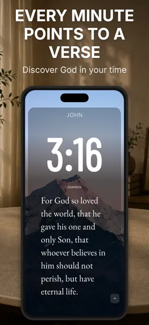 Bible Clock: Daily Verse screenshot 1